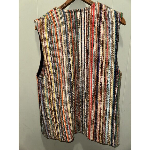 Vintage 70s Mr. Mench Custom Western Handmade Vest Division Of Laura Of Dallas - Picture 8 of 8